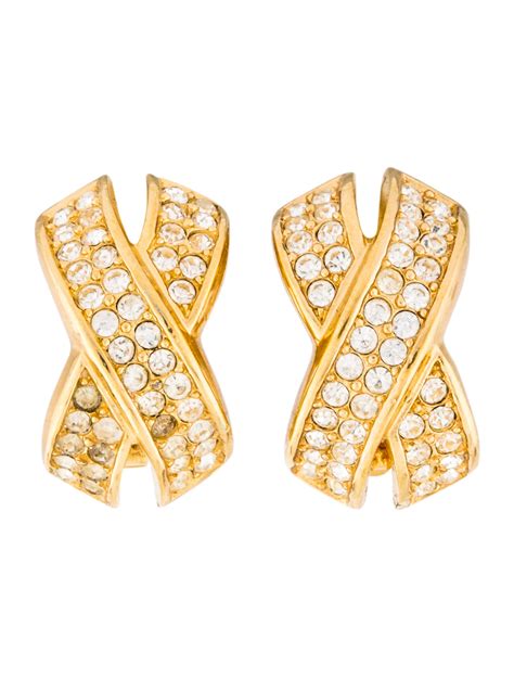 dior earring uk|christian dior clip on earrings.